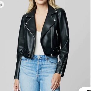 Blank NYC For Keeps Moto Jacket Black Small